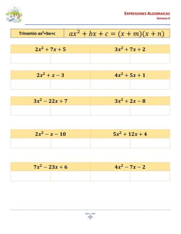II.3.5.Trinomio ax2+bx+c