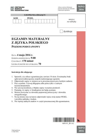 Matura polski