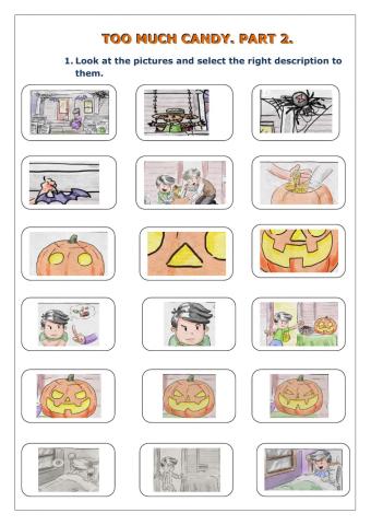Halloween story Too Much Candy. Part 2