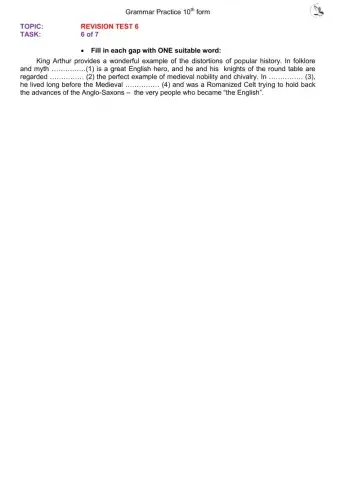 Revision Test 6 task 6