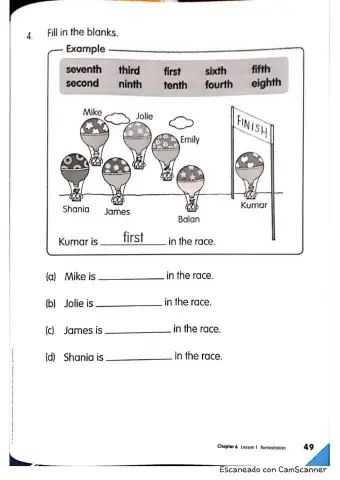 Ordinal Numbers