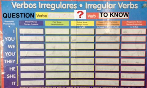 Verb to know questions