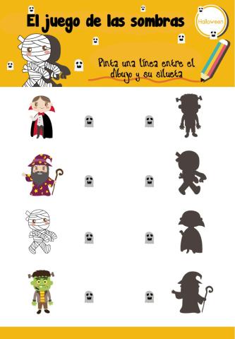 Halloween sombras
