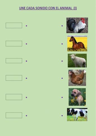 Discriminación auditiva simple animales I