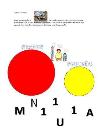 Ordenar letras y números