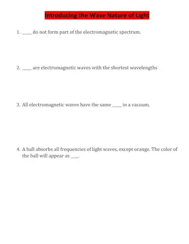 Introducing the Wave Nature of Light