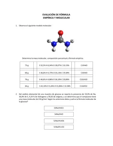 Evaluación de fórmula empírica
