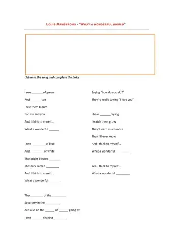 What a wonderful day