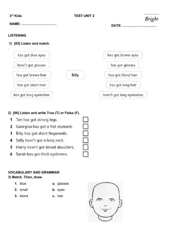 Test Unit 2 Poptropica English Islands 3