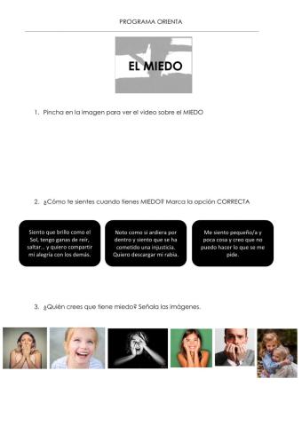 Emociones MIEDO