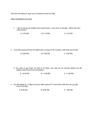 What time will it happen?