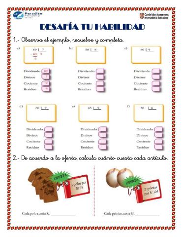 Desafía tu habilidad