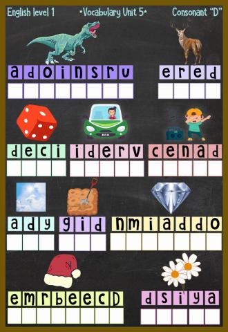 Unit 5 consonant D