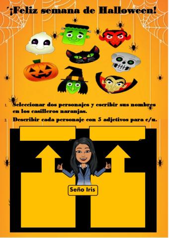 Halloween Adjetivos.