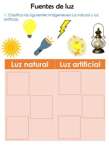 LUZ NATURAL - LUZ ARTIFICIAL 
