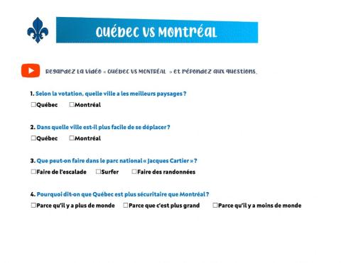 Québec vs Montréal CO