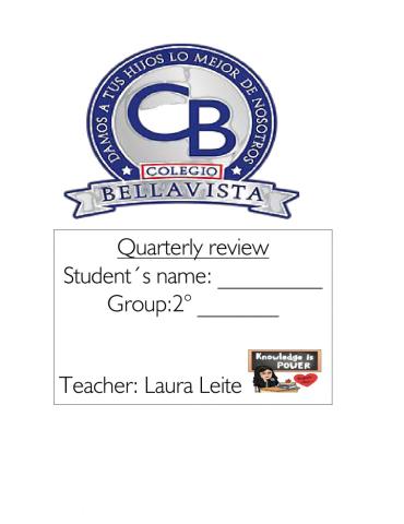 2° PRIMARIA Quarterly review