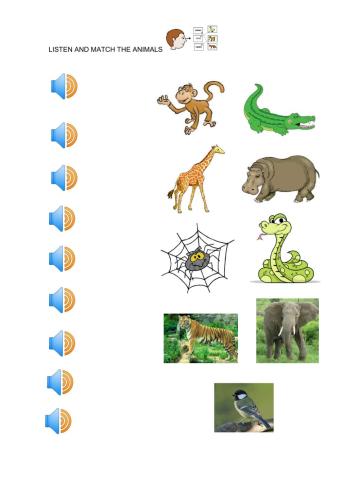 WORKSHEET ANIMALS