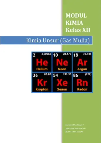 Modul dan LKPD Gas Mulia