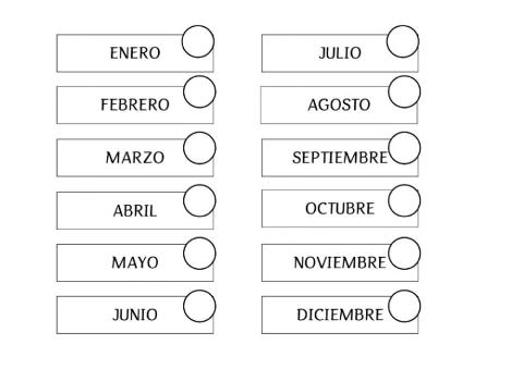 Correspondencia mes número