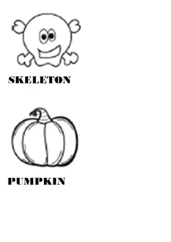 Halloween vocabulary and pronunciation