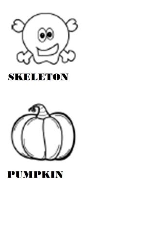 Halloween vocabulary and pronunciation