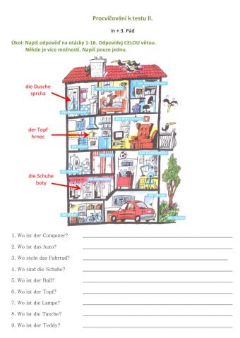 Präposition in+Dativ