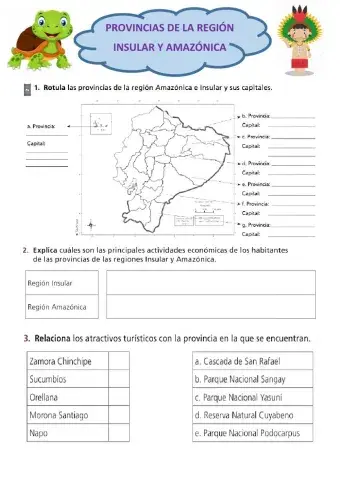 Provincias de la región Amazónica