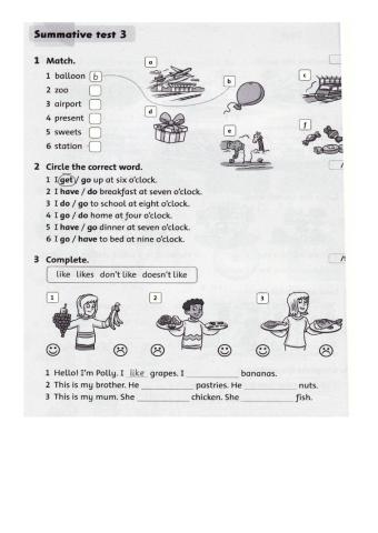 F&F2 Summative test 3