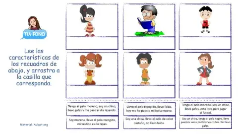 Asociación según características