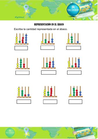 Representación ábaco