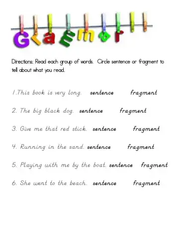 Sentence or Not a Sentence