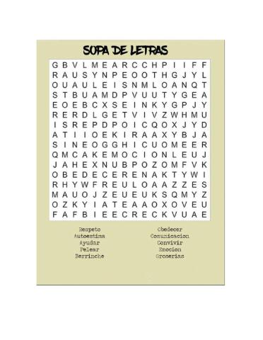 Sopa Letras