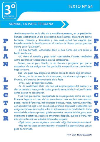 Texto nº 54 sumac, la papa peruana