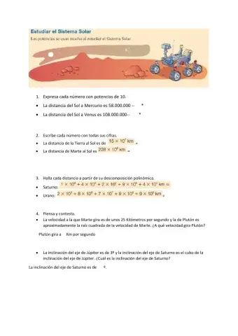 Potencias y raíces cuadradas