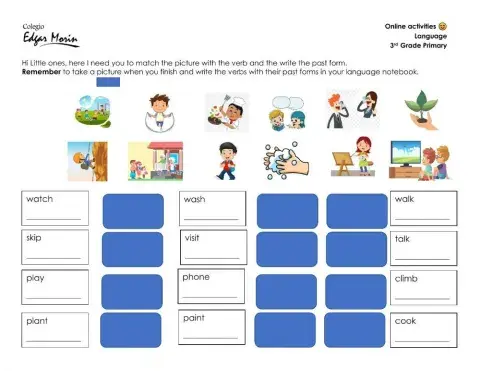 Regular Verbs in Past Simple
