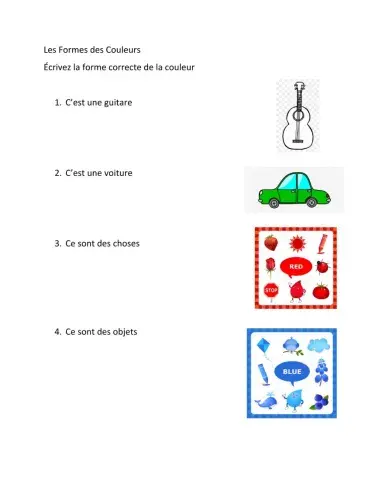 Les Formes des Couleurs