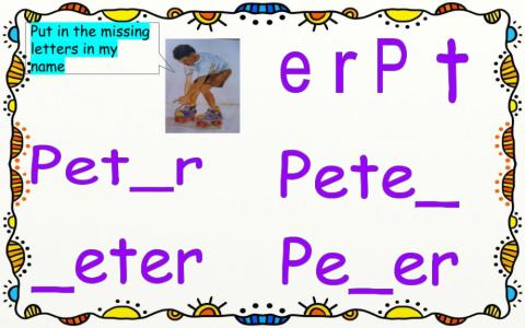 Peter-Missing Letters