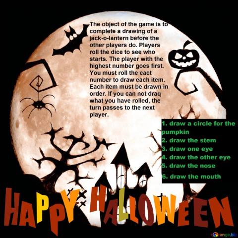 Draw a Jack-o-Lantern