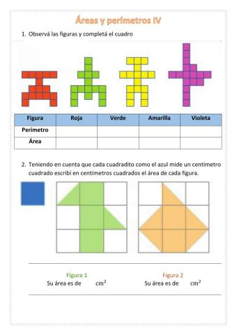 Área y perímetro IV