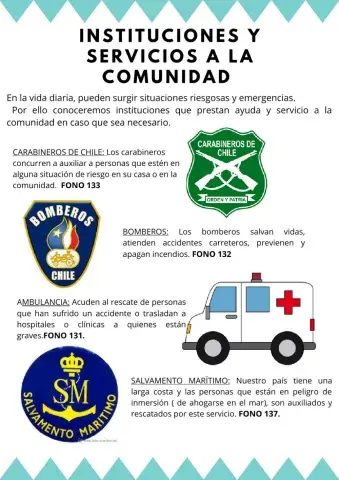 Instituciones y servicios a la comunidad