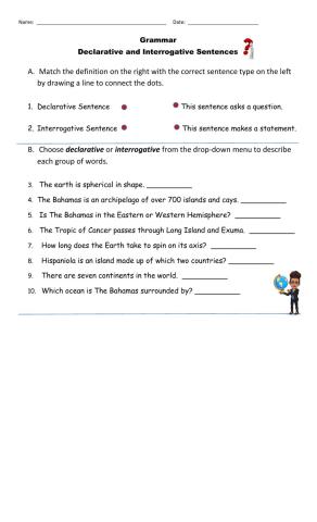 Declarative and Interrogative Sentences