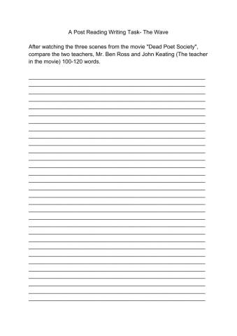 The Wave Post Reading