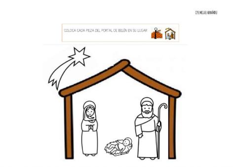 Montar portal de belén