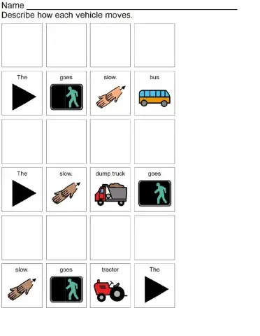 Slow vehicle sentences