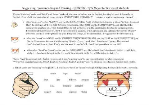 SMT-insisting vs head and heart verbs