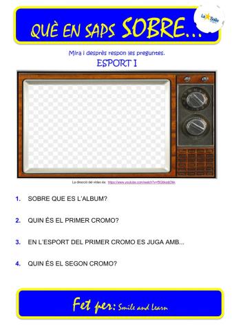 Que saps sobre....Esports I CI