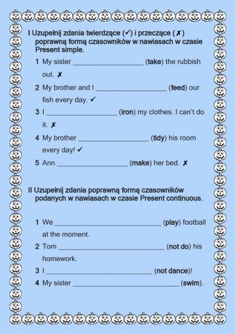 Present Simple-Continuous