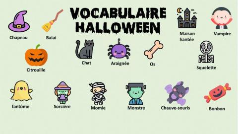 Vocabulaire halloween