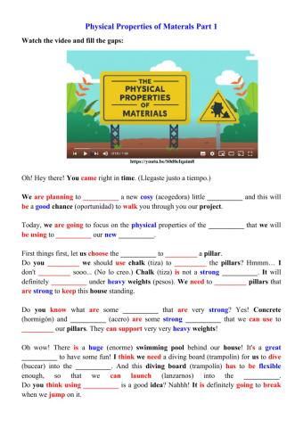 Properties of materials - part 1